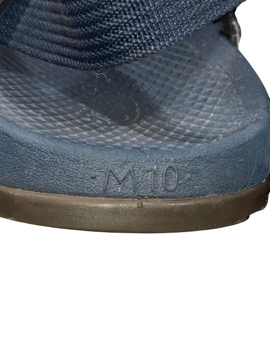 Chaco Mens Lowdown Sandals Adjustable Straps Navy Blue Size 10 Durable Outdoor